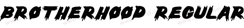Brotherhood Regular字体转换